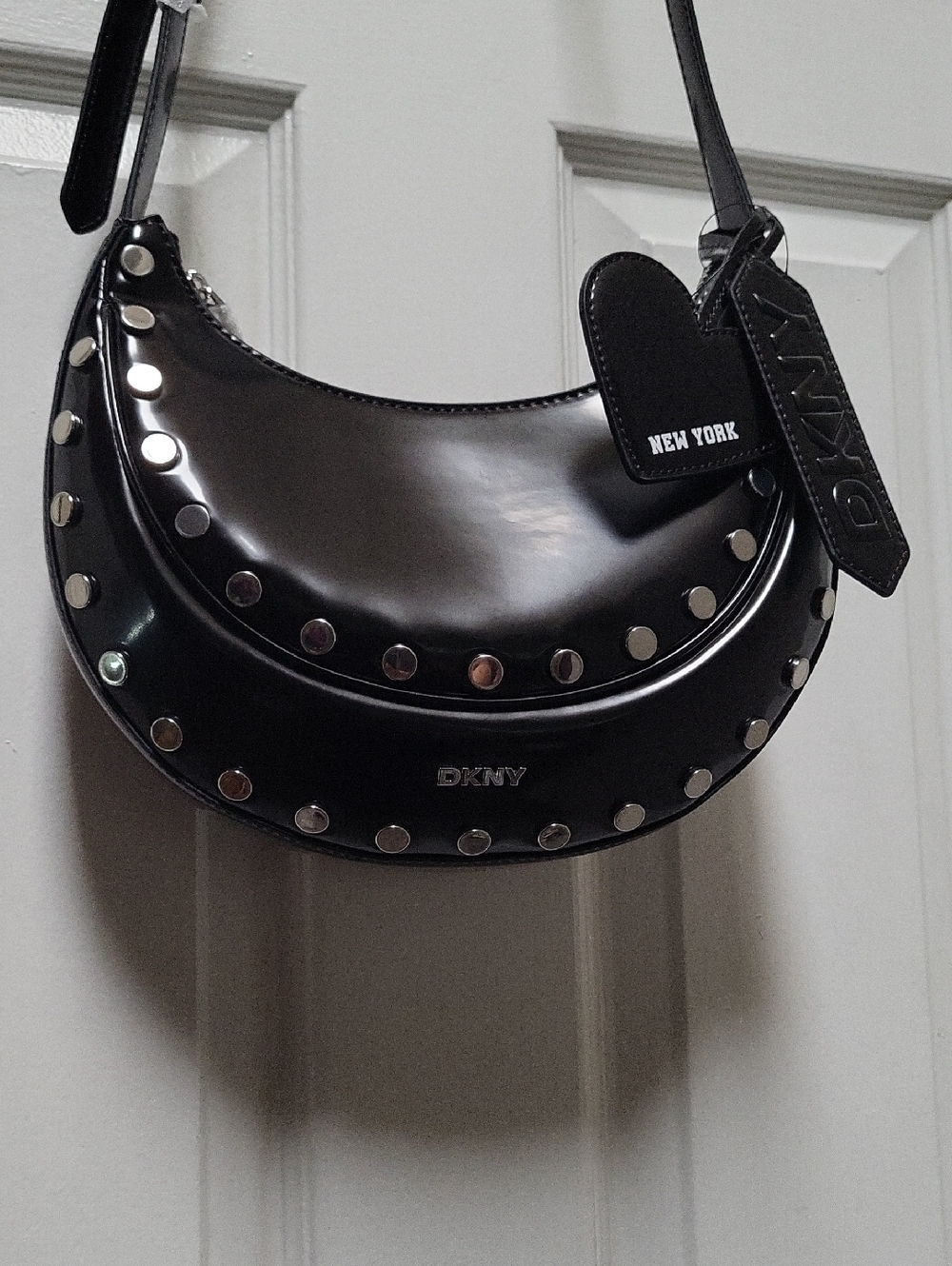 DKNY Sadie Crossbody Studded Shoulder Bag